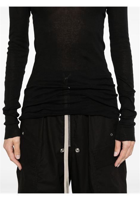 Top a maniche lunghe in nero Rick owens - donna RICK OWENS | RP01E7202MR09